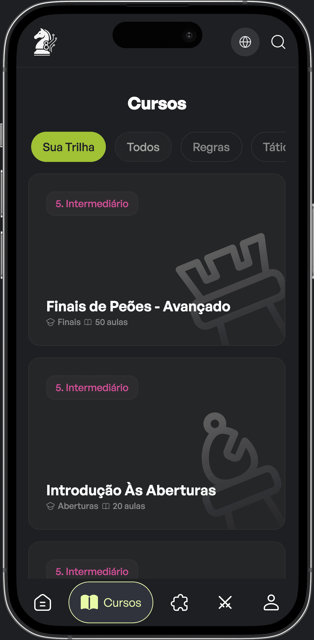 Cursos estruturados